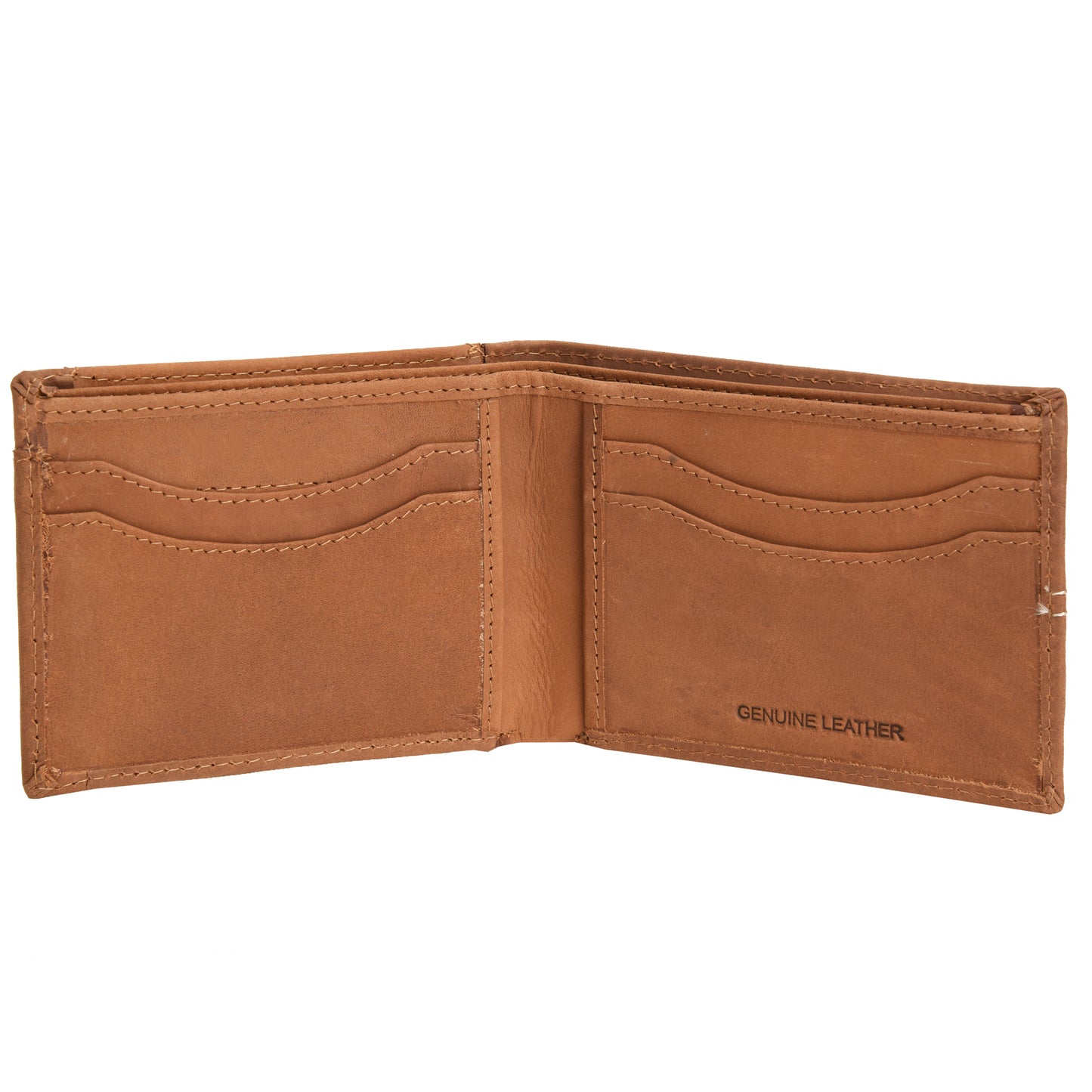 RFID Leather Bifold Slim Wallet #GW821 Tan