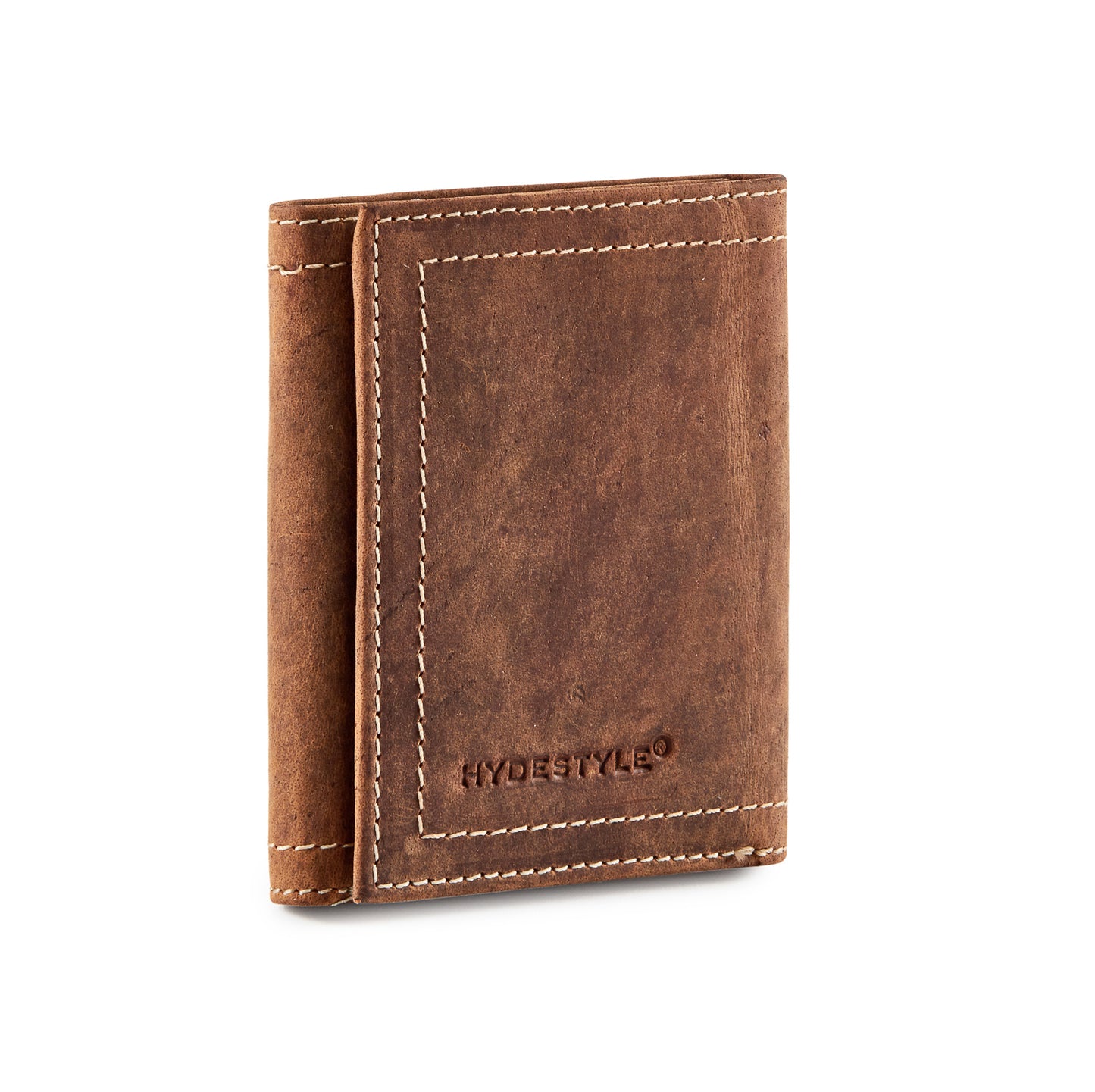 Paulo Distressed Leather Mens' Trifold Wallet #GW703