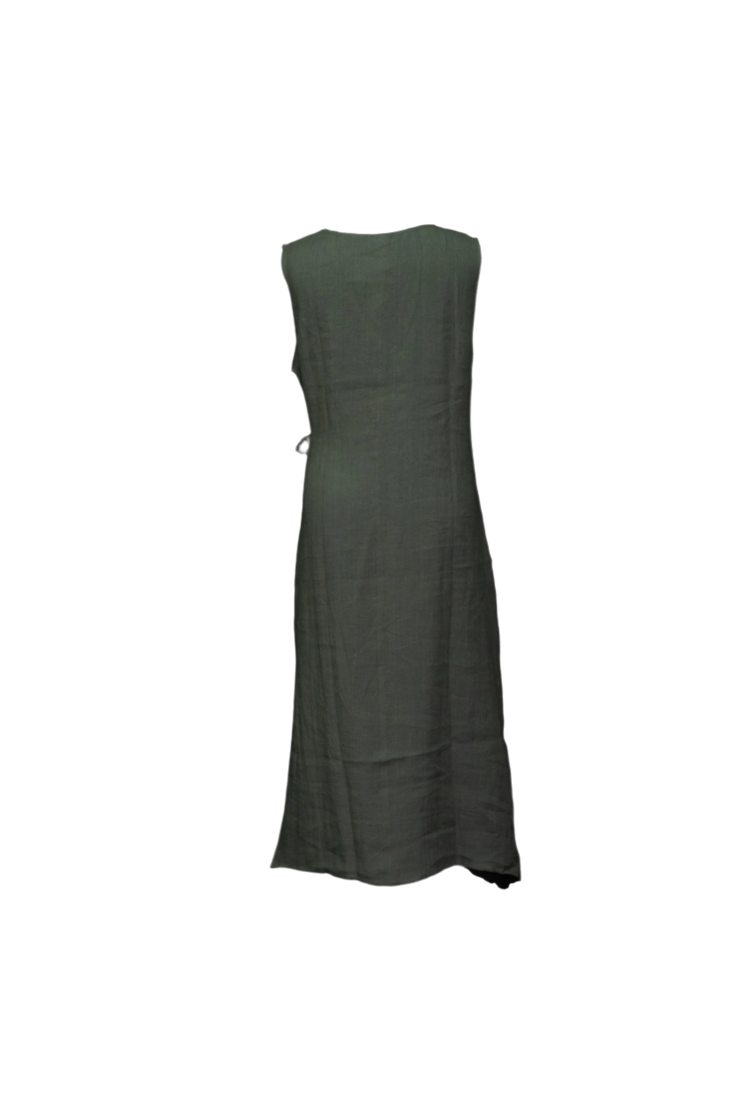 Linen One Size Tie Up Dress #TLC-D-1002
