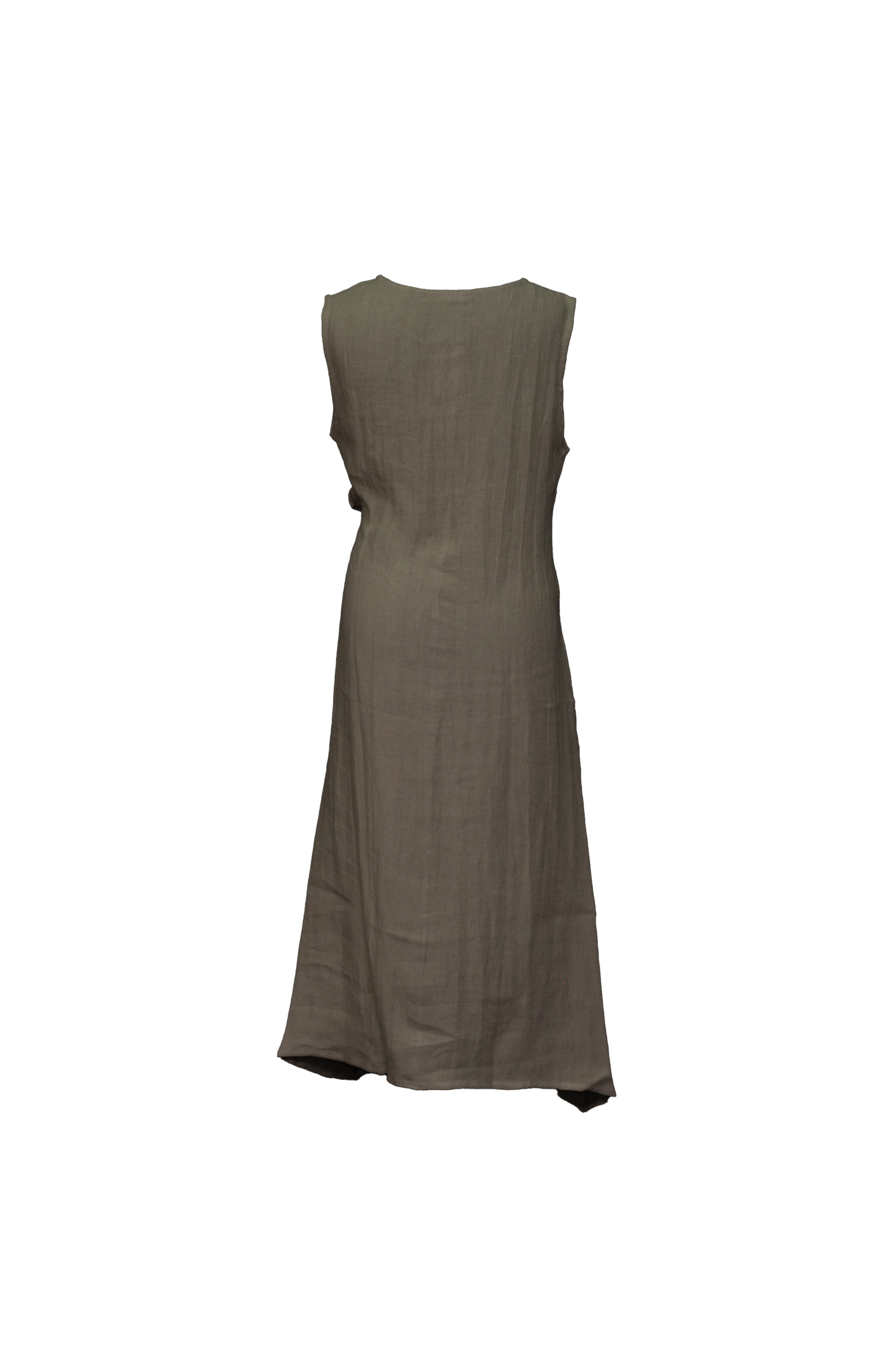 Linen One Size Tie Up Dress #TLC-D-1002