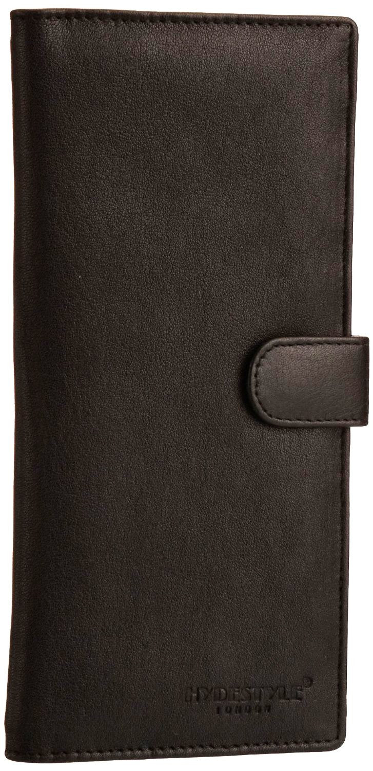 Pratico - women leather 12 card tab wallet #LW04 Black