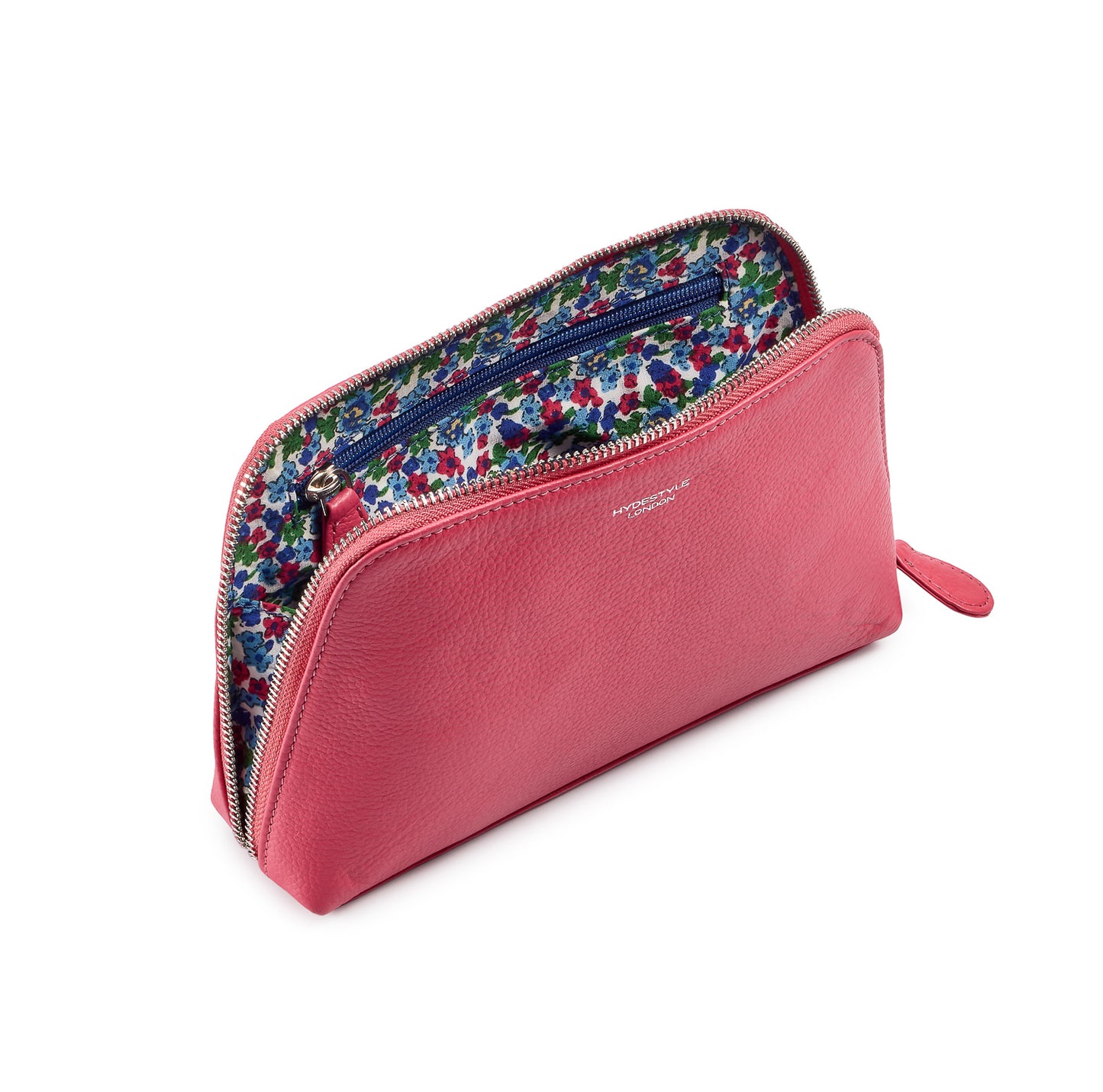 Pebbled Leather Rosa Makeup Pouch #MB2004