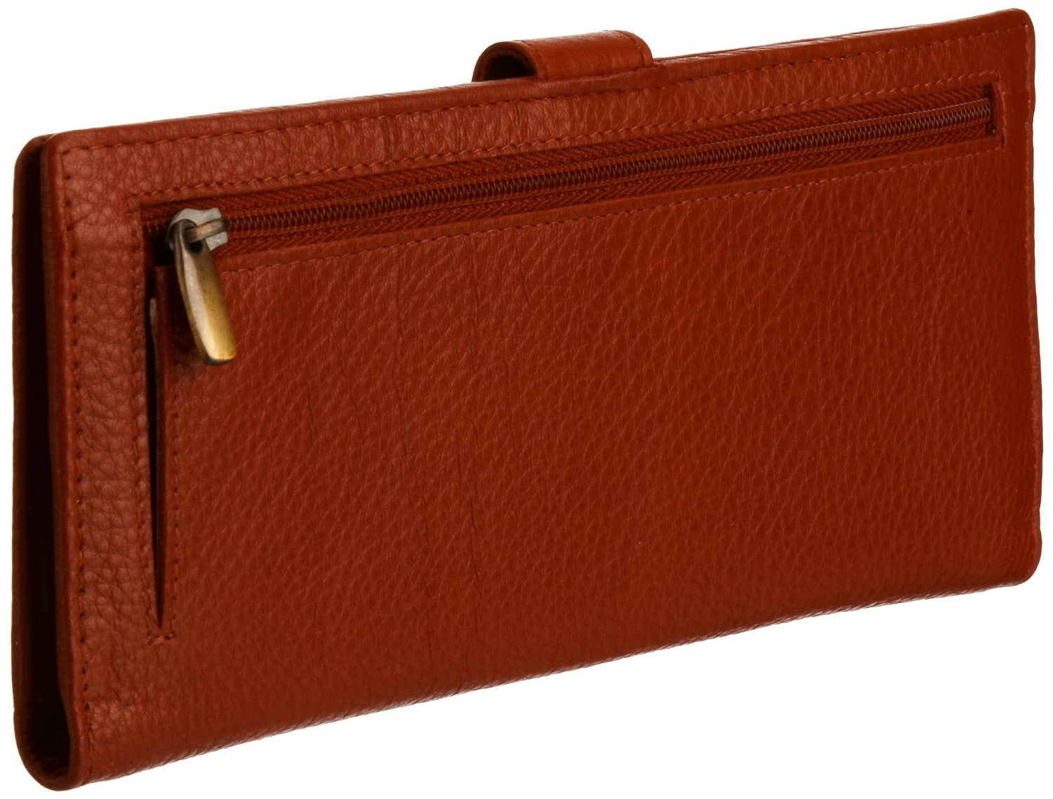 Pratico - women leather 12 card tab  wallet #LW04 Red