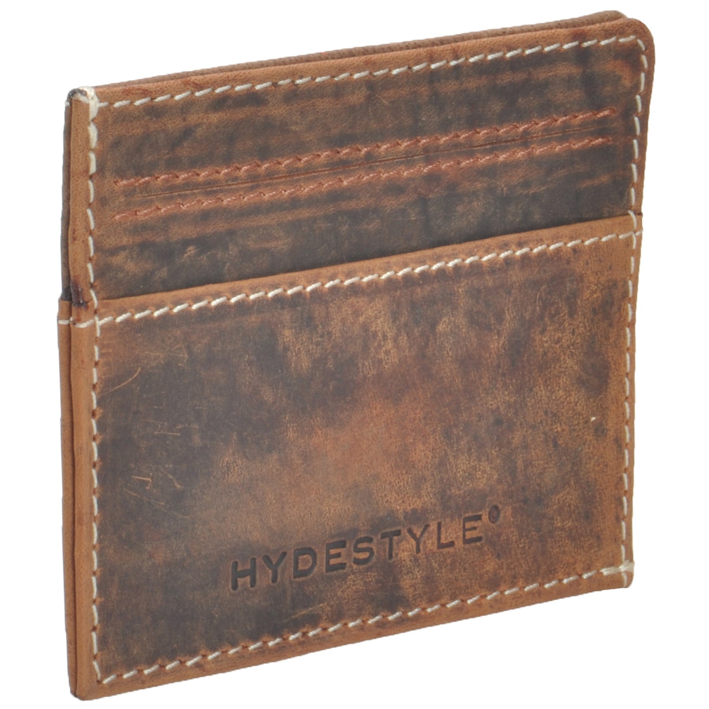Distressed Leather  Shirt Wallet / Card Case #GW708