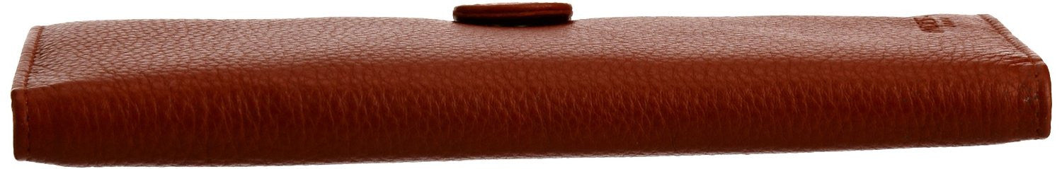 Pratico - women leather 12 card tab  wallet #LW04 Red
