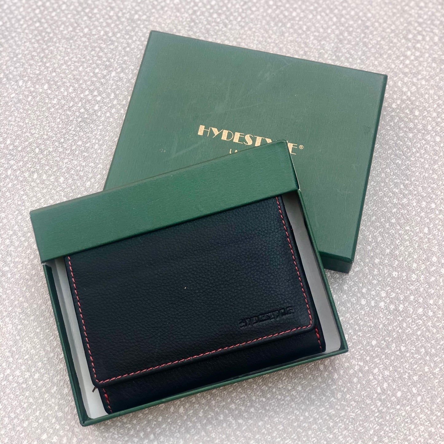 Tilly Leather Ladies Wallet With Key Ring - Black