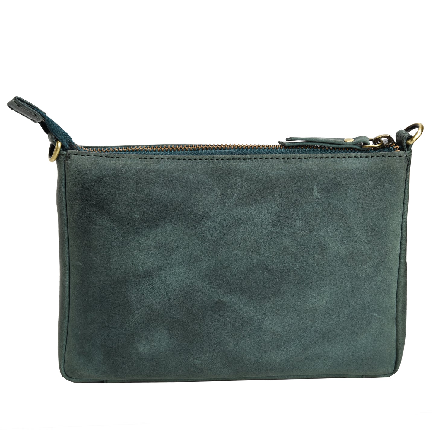 Croc Vipera Embossed Leather Clutch #LB575 Green