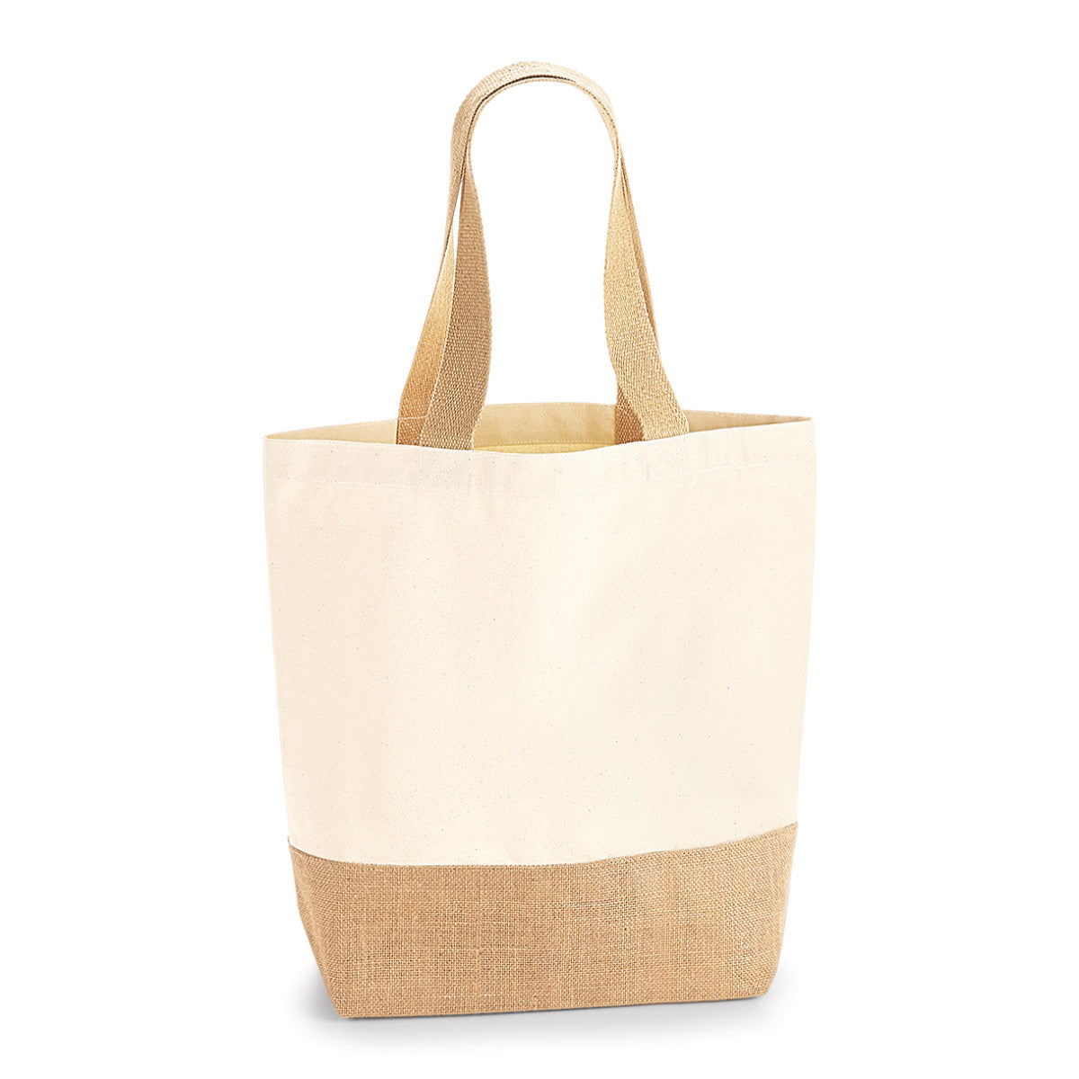 Personalised Jute Base Canvas Shopper