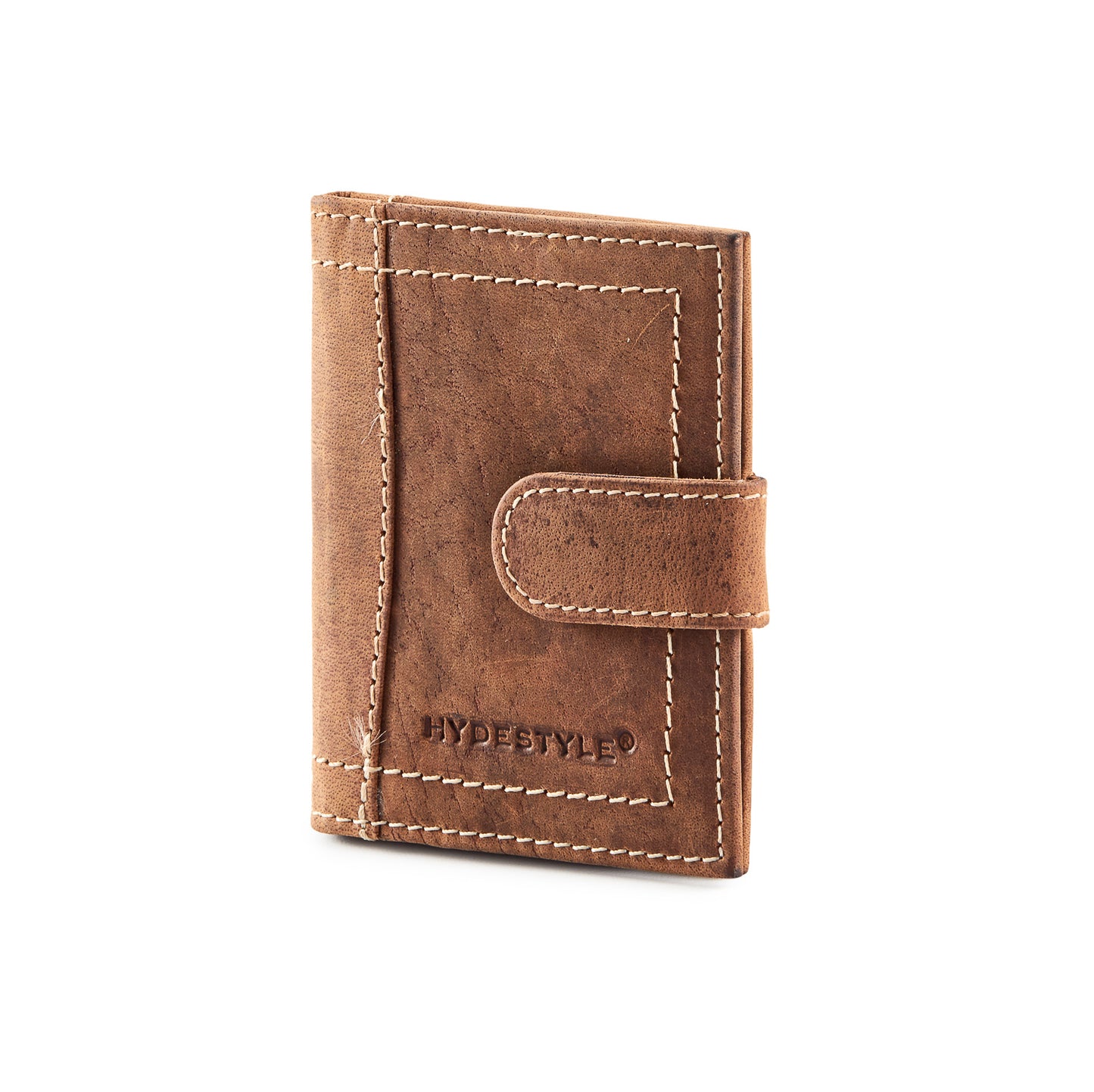 Paulo Genuine Leather Credit Card Holder Wallet For 34 cards with Plastic Sleeves #GW701