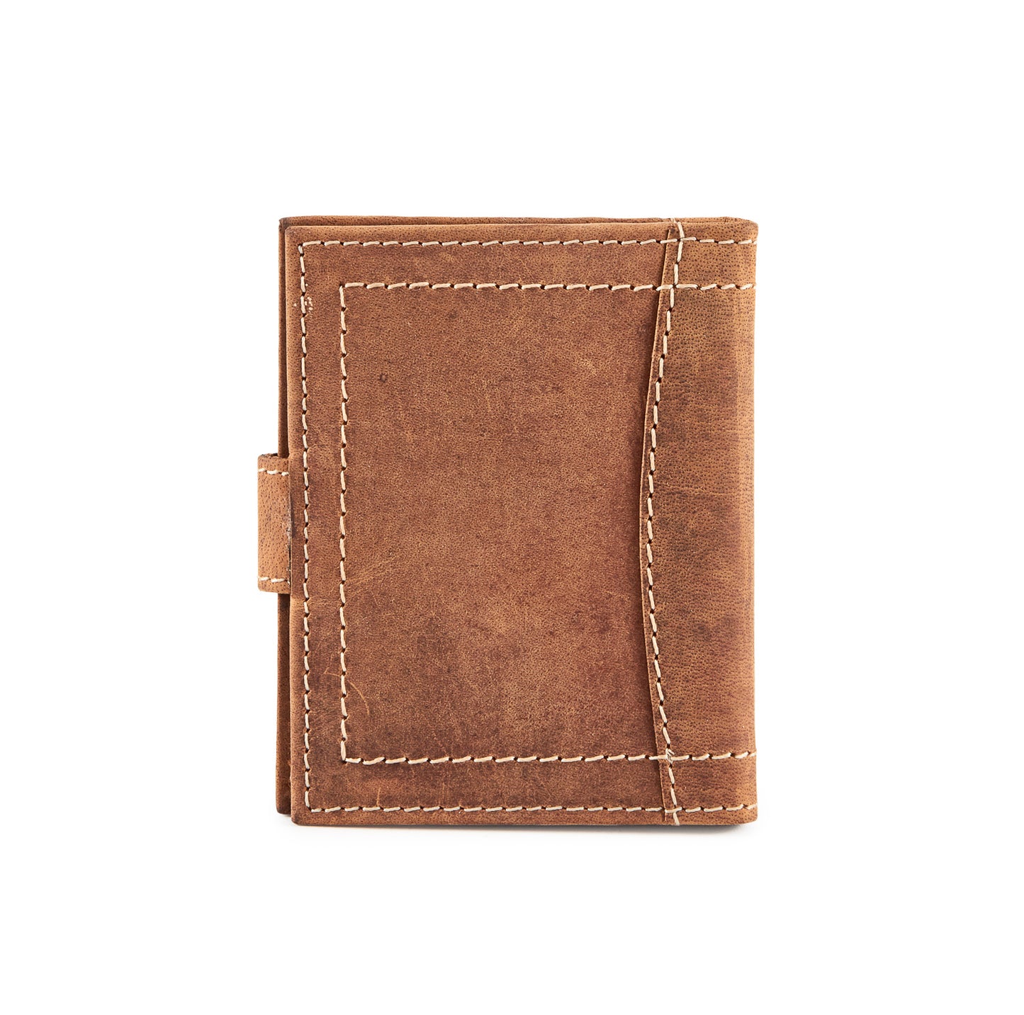 Paulo Genuine Leather Credit Card Holder Wallet For 34 cards with Plastic Sleeves #GW701