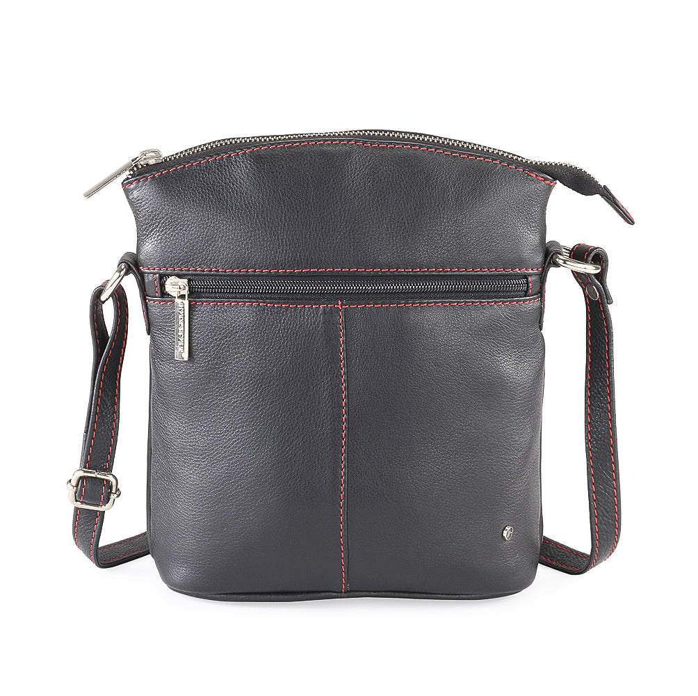 Ava genuine leather across body bag #LB45
