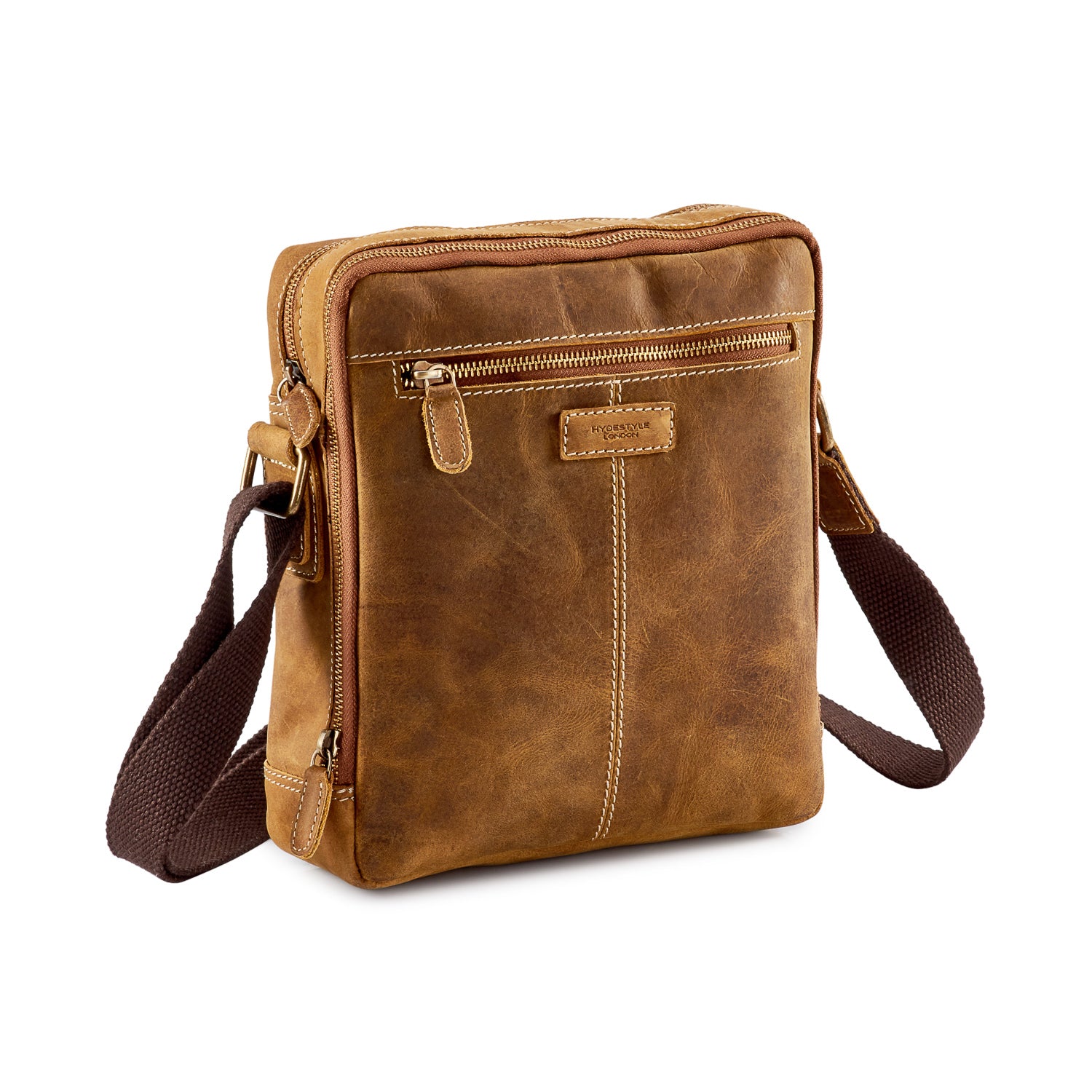 Distressed messenger sales bag