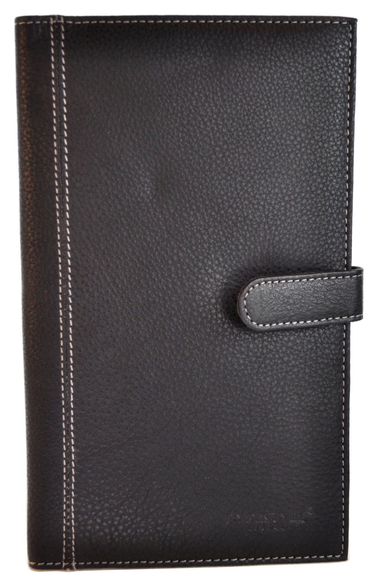 Pratico - leather travel wallet with Tab #TW01 Black