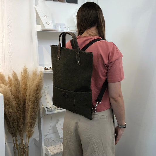 Canvas Sam portrait bag #MB2029