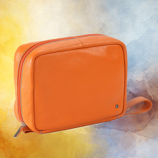 Toiletry Bag - Orange