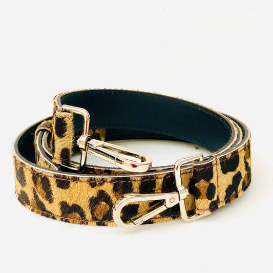 Leopard Hair On Hide Leather Crossbody Bag Replacement Strap RS300