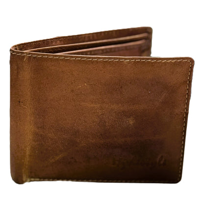 Paulo Genuine Distressed Leather Classic Coin Wallet #702