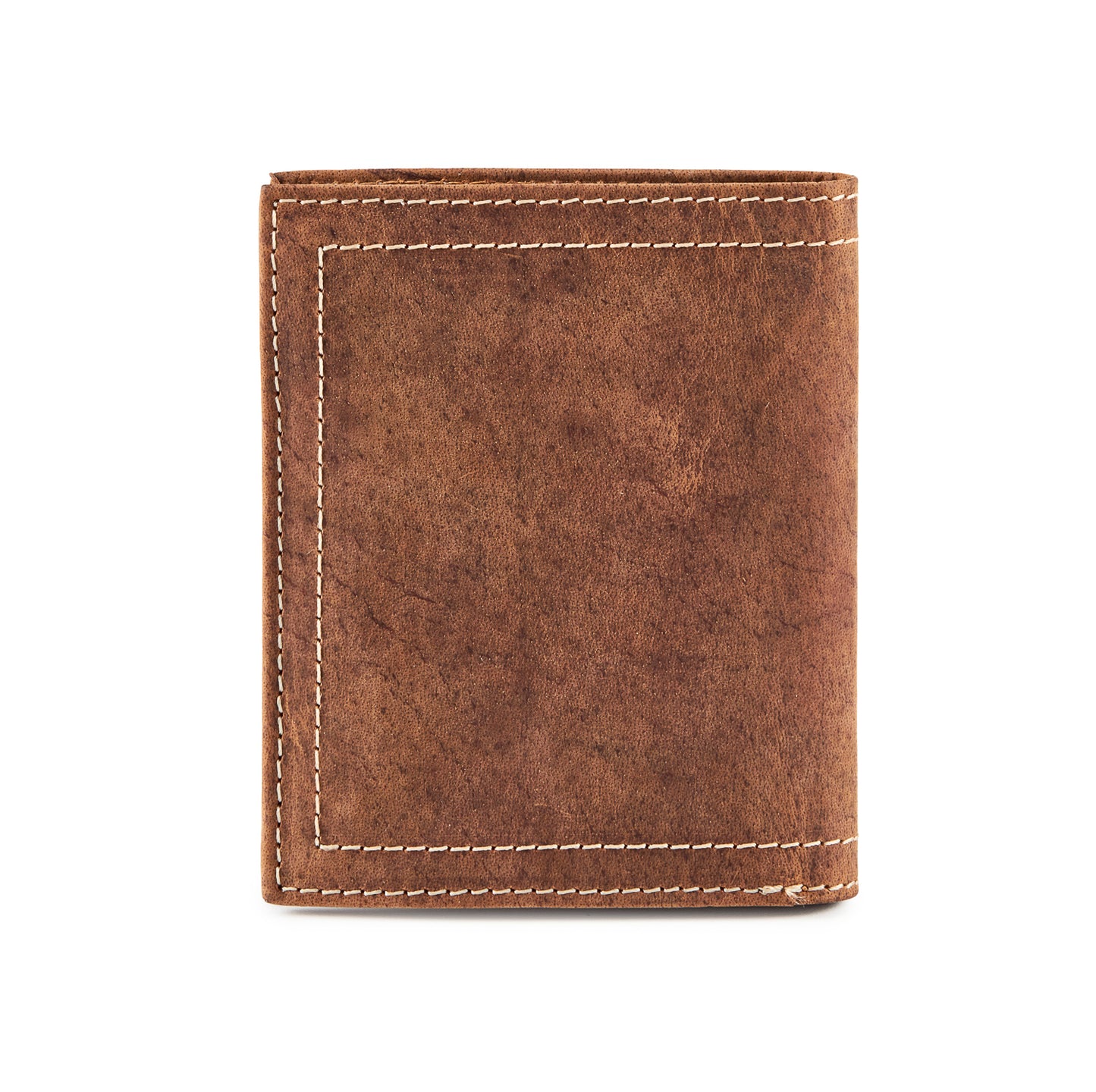 Paulo Distressed leather men's bi-fold coin wallet #GW705