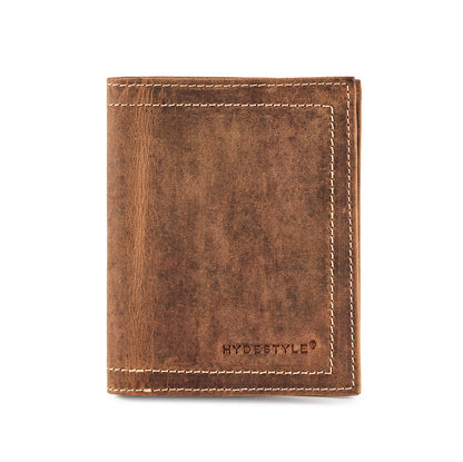 Paulo Distressed leather mens' wallet #GW706