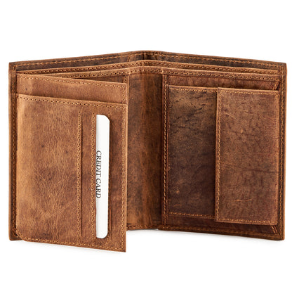 Paulo Distressed leather mens' wallet #GW706