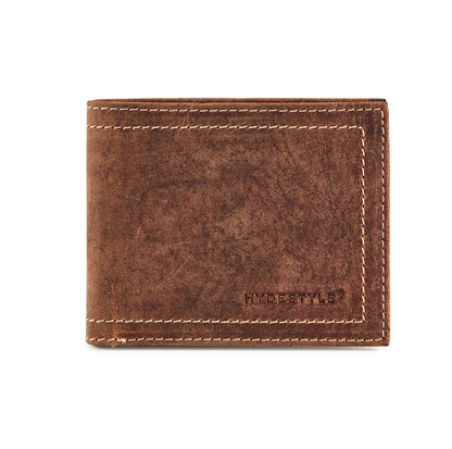 Paulo Genuine Distressed Leather Classic Coin Wallet #702