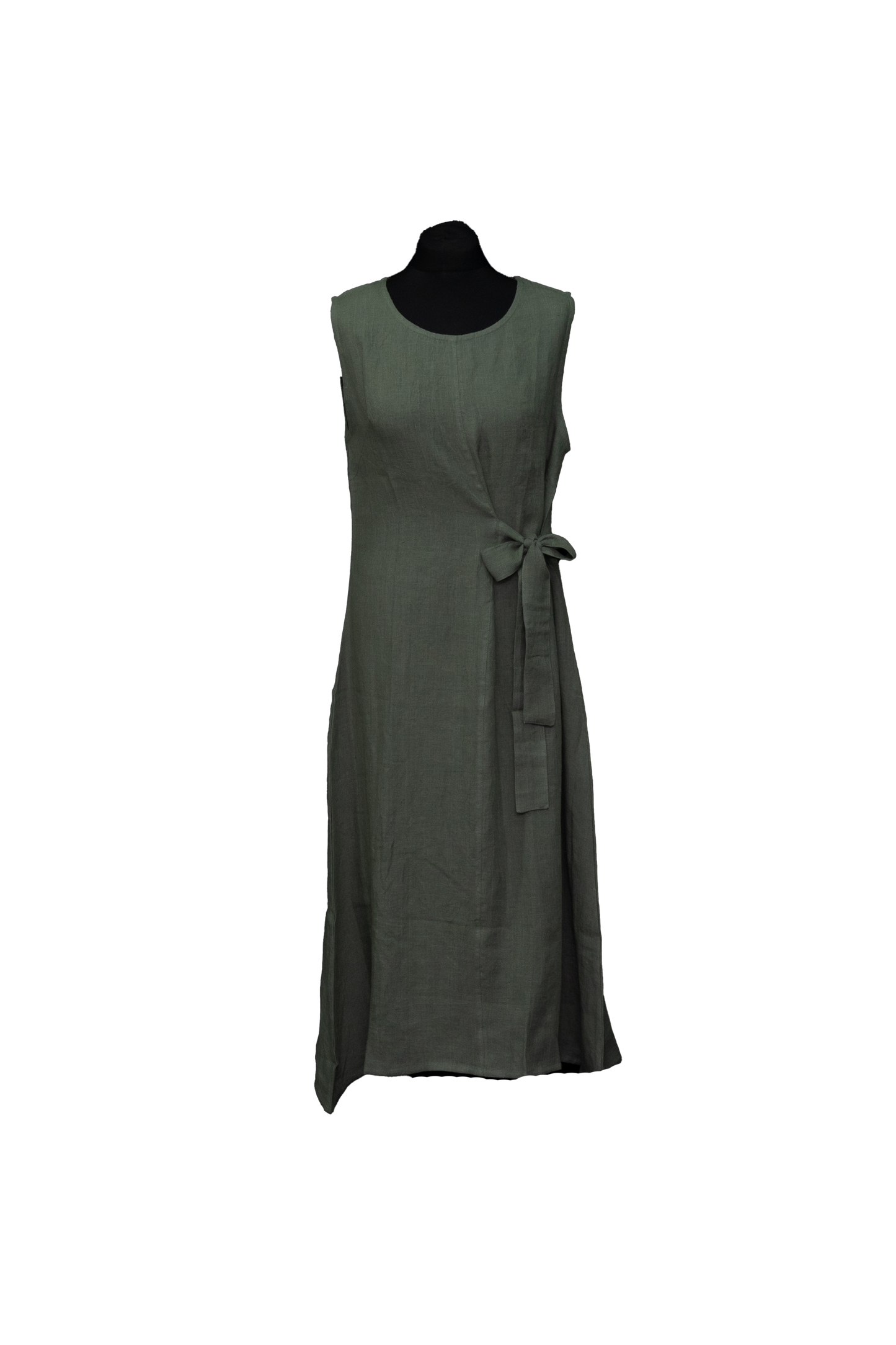 Linen One Size Tie Up Dress #TLC-D-1002