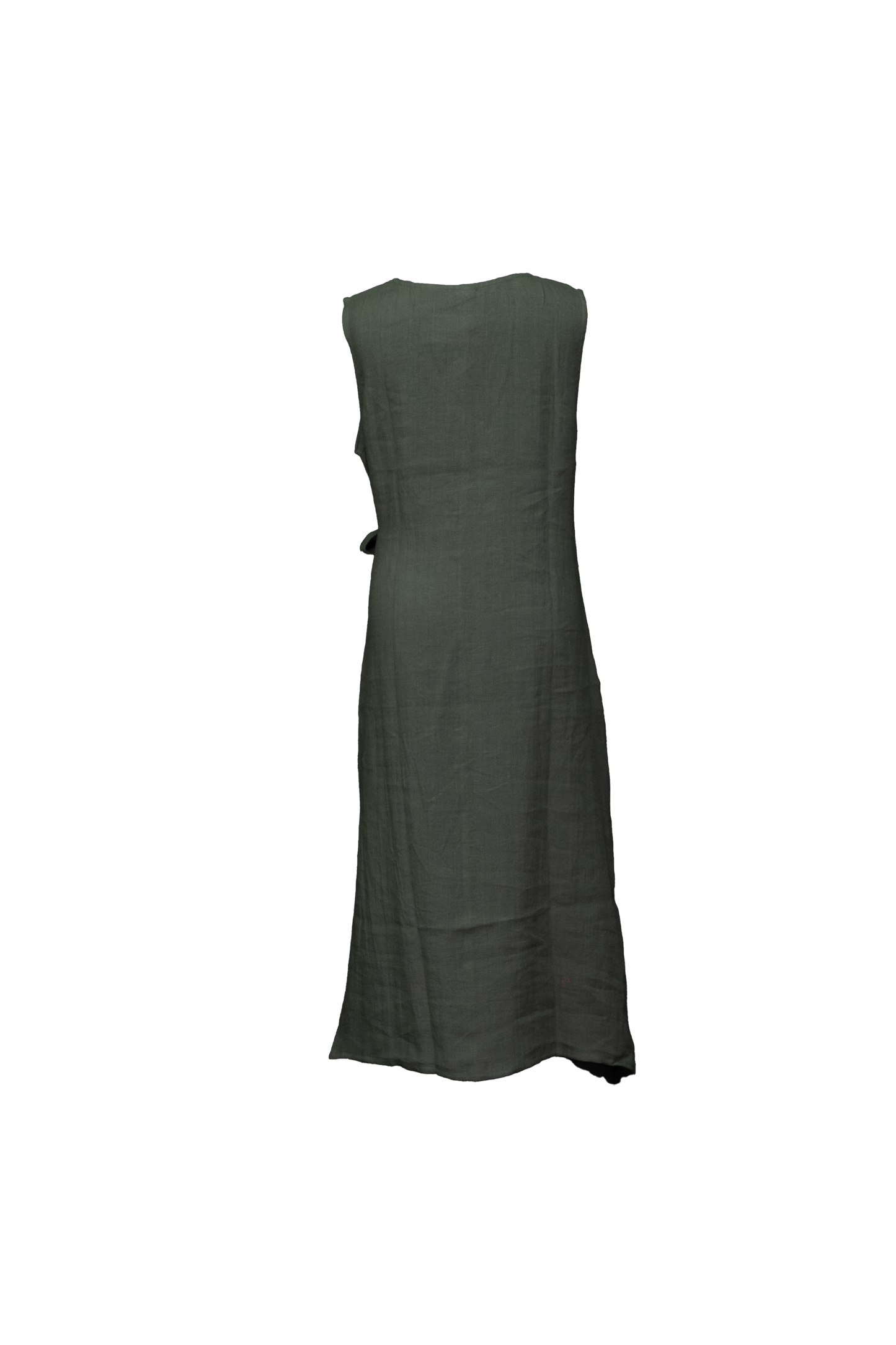 Linen One Size Tie Up Dress #TLC-D-1002