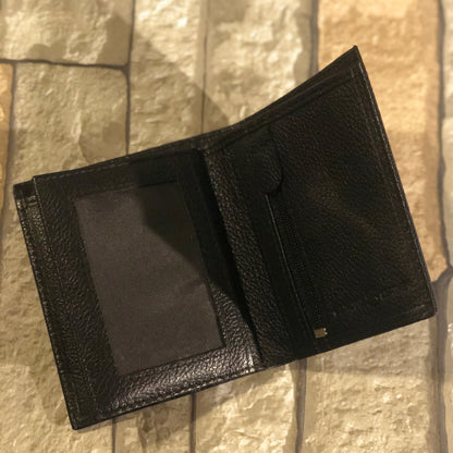 Pratico Classic Leather Wallet #GW64 Black