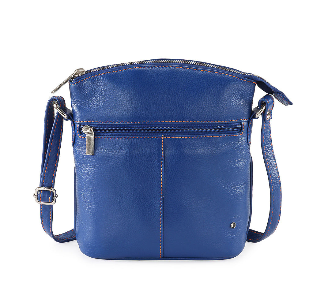 Pratico - piccolo leather backpack #UM35 Blue