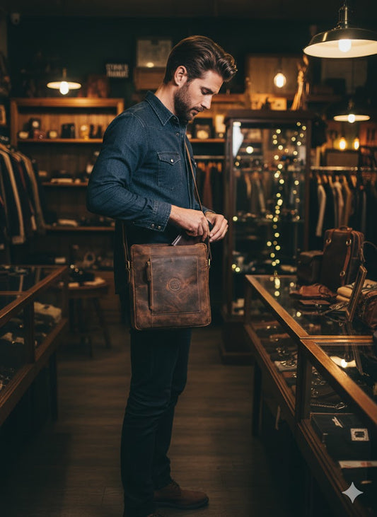 Hydestyle Venator Hunter Messenger  Man bag (23x26x5.5cm)- UM67