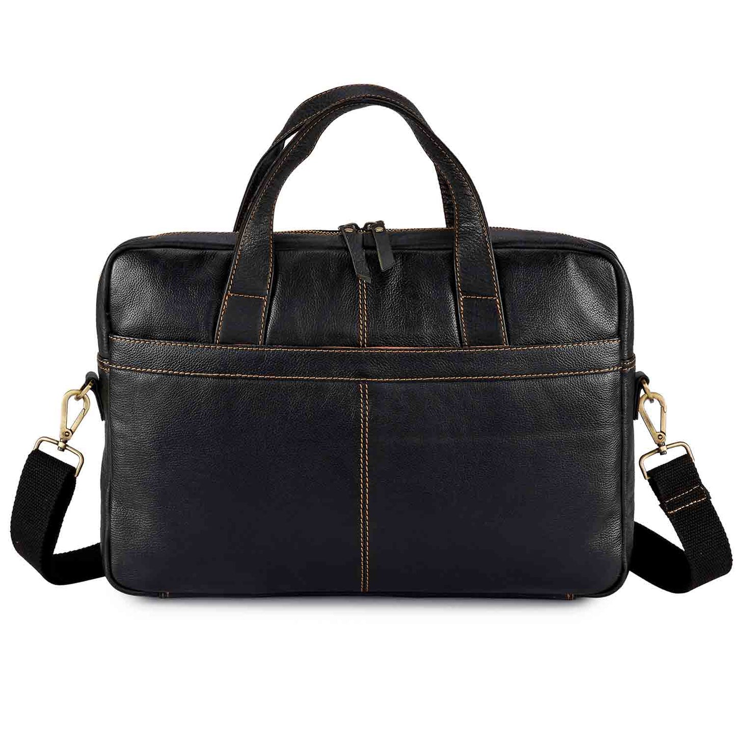 Pratico Pebbled Leather Laptop Messenger Man Bag #UM205