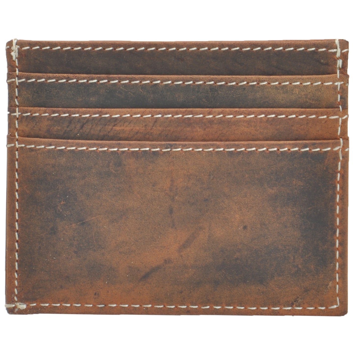 Distressed Leather  Card Case /Shirt Wallet #GW707