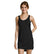 Black Summer Dress Beach Cover Up Long T Shirt LTS-01701