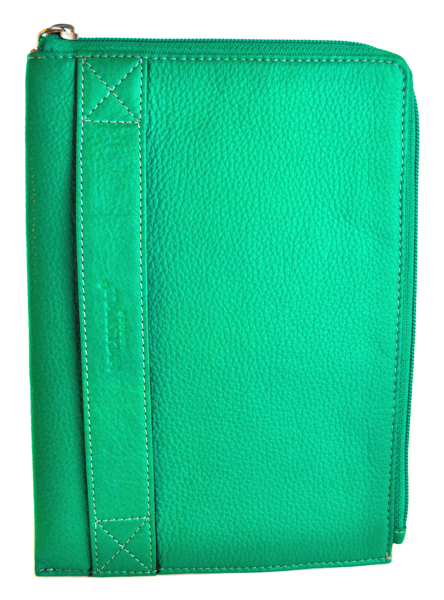 Pratico - zipped  leather iPad mini case #GC02 Green