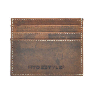 Distressed Leather  Card Case /Shirt Wallet #GW707