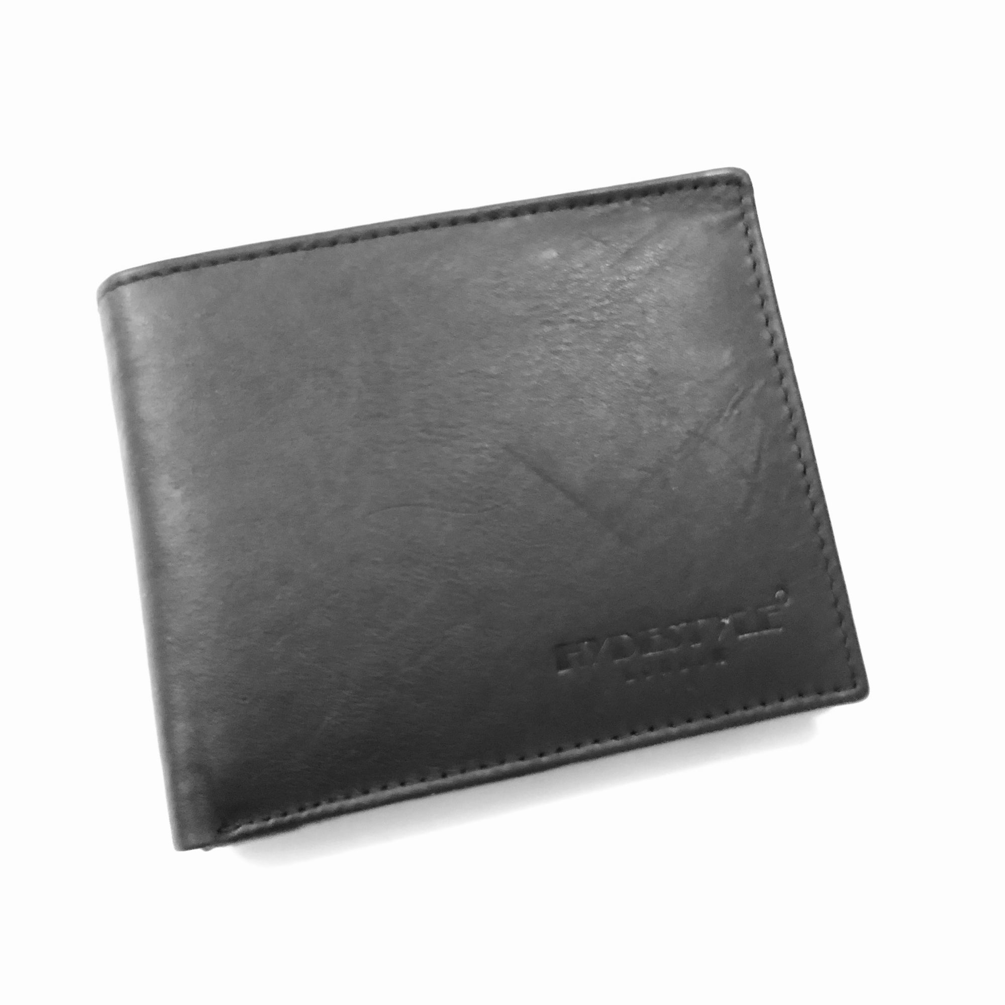 Pratico Classic Leather Wallet #GW64 Black