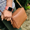 Leather Camera Bag Tan