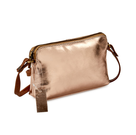 HYDESTYLE Metallic Magpie NEL Clutch Bag #LB87 Rose Gold