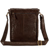 Pello Brown washed leather man-bag #UM102 - Medium