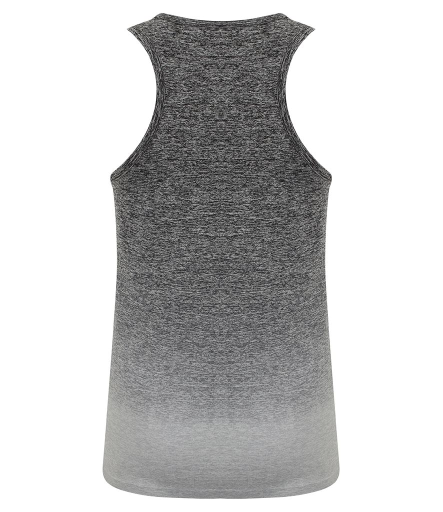 Grey Summer Top Seamless Running Ladies Vest LTS-302