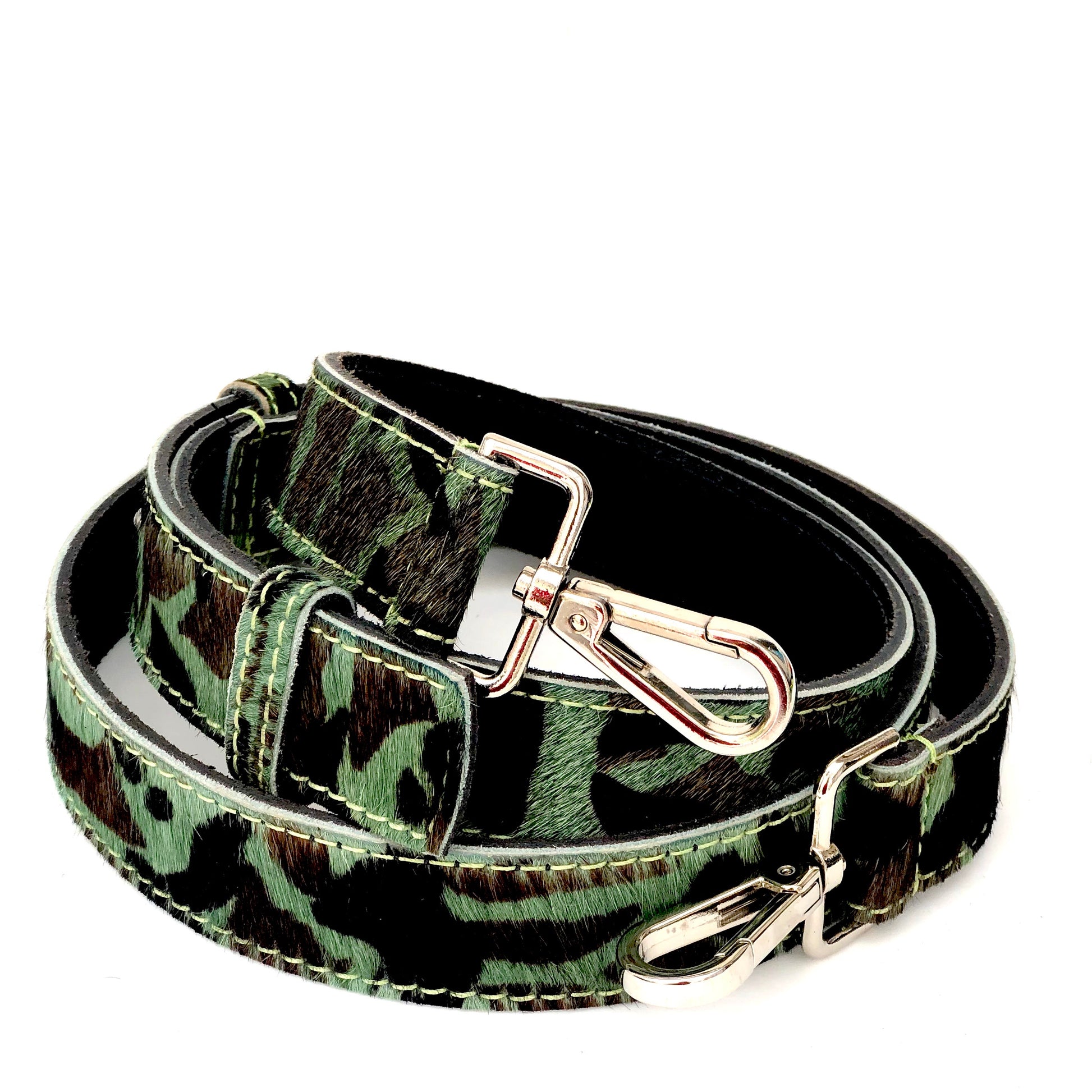 Camo Hair On Hide Leather Crossbody Bag Replacement Strap