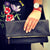 Genuine leather fold over clutch #LB209