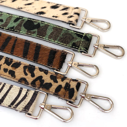 Leopard Hair On Hide Leather Crossbody Bag Replacement Strap RS300