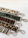 Five Animal print leather Crossbody Bag Replacement Strap