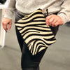 Pony Hair  Genuine Leather Wristlet #LB601 Zebra