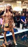 Pony Hair Genuine Leather Box Clutch #LB603 Leopard