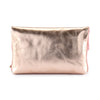 Metallic Rimor Anna 2 way leather messenger clutch bag #LW12 rose-gold