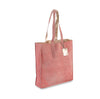 Hydestyle Metallic Sofia reversible leather tote bag #LB32 rose