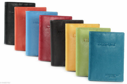 Trenz leather passport cover  #TW04 Red