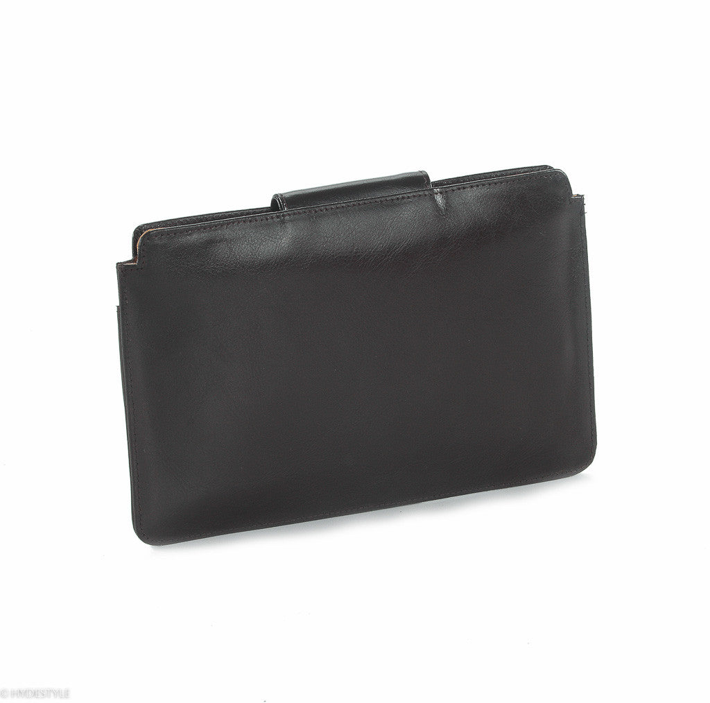 Trenz leather iPad Mini clutch #GC09 Black